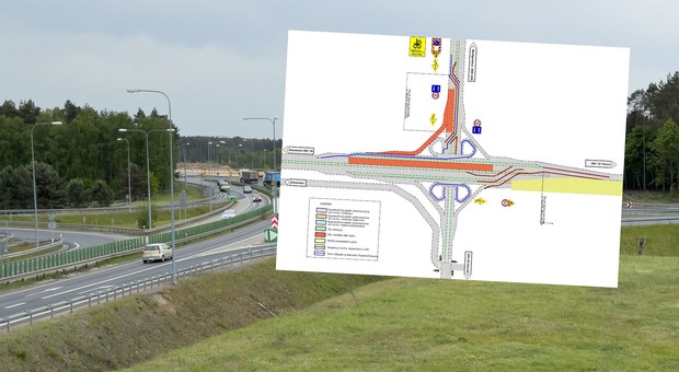 Będą zmiany na węźle Bydgoszcz Południe. Ma to związek z budową drogi S10