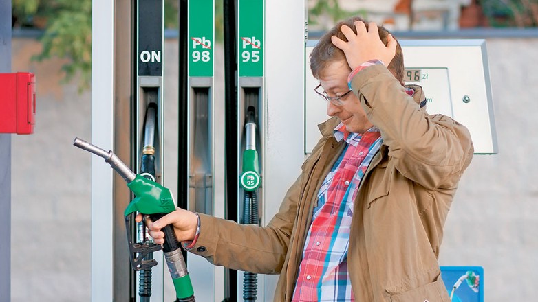 Pomyłka przy tankowaniu