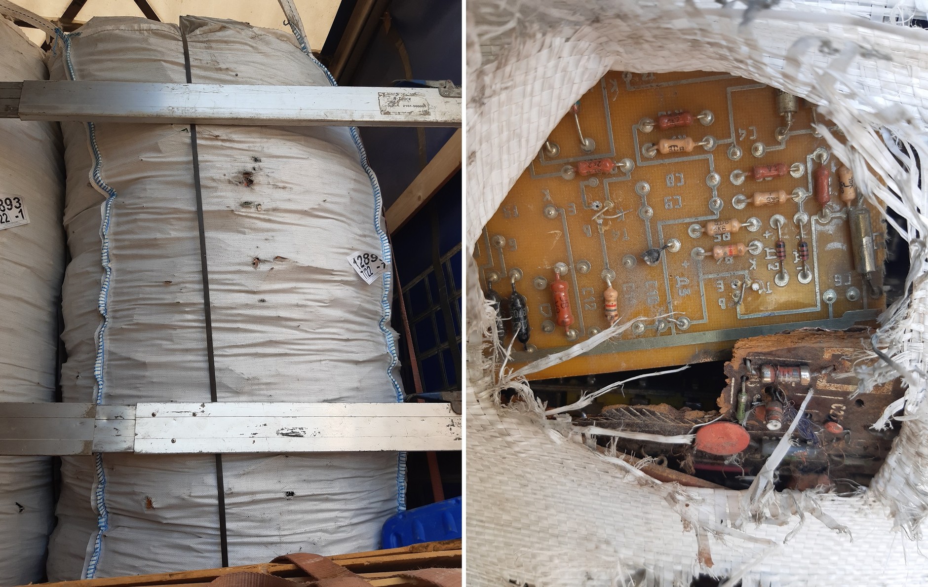 Elektroniczne odpady odkryte przez kontrolerów ITD