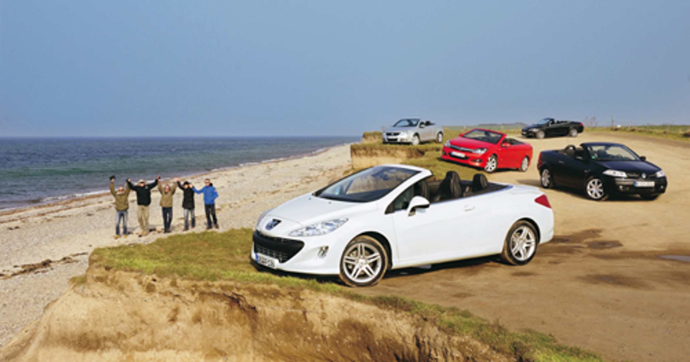 Peugeot 308CC kontra VW Eos, Ford Focus CC, Opel Astra Twin Top i Renault Megane CC - Lato może już nadejść
