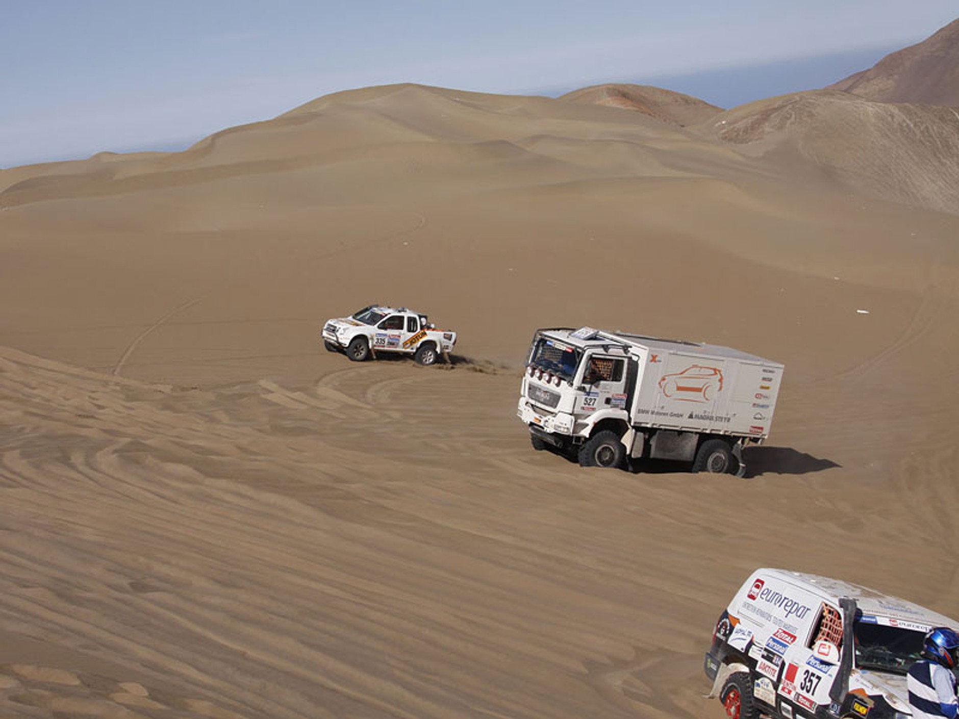 Rajd Dakar 2010: Przygoński już 8, Sonik broni honoru (12. etap na żywo, wyniki, foto)