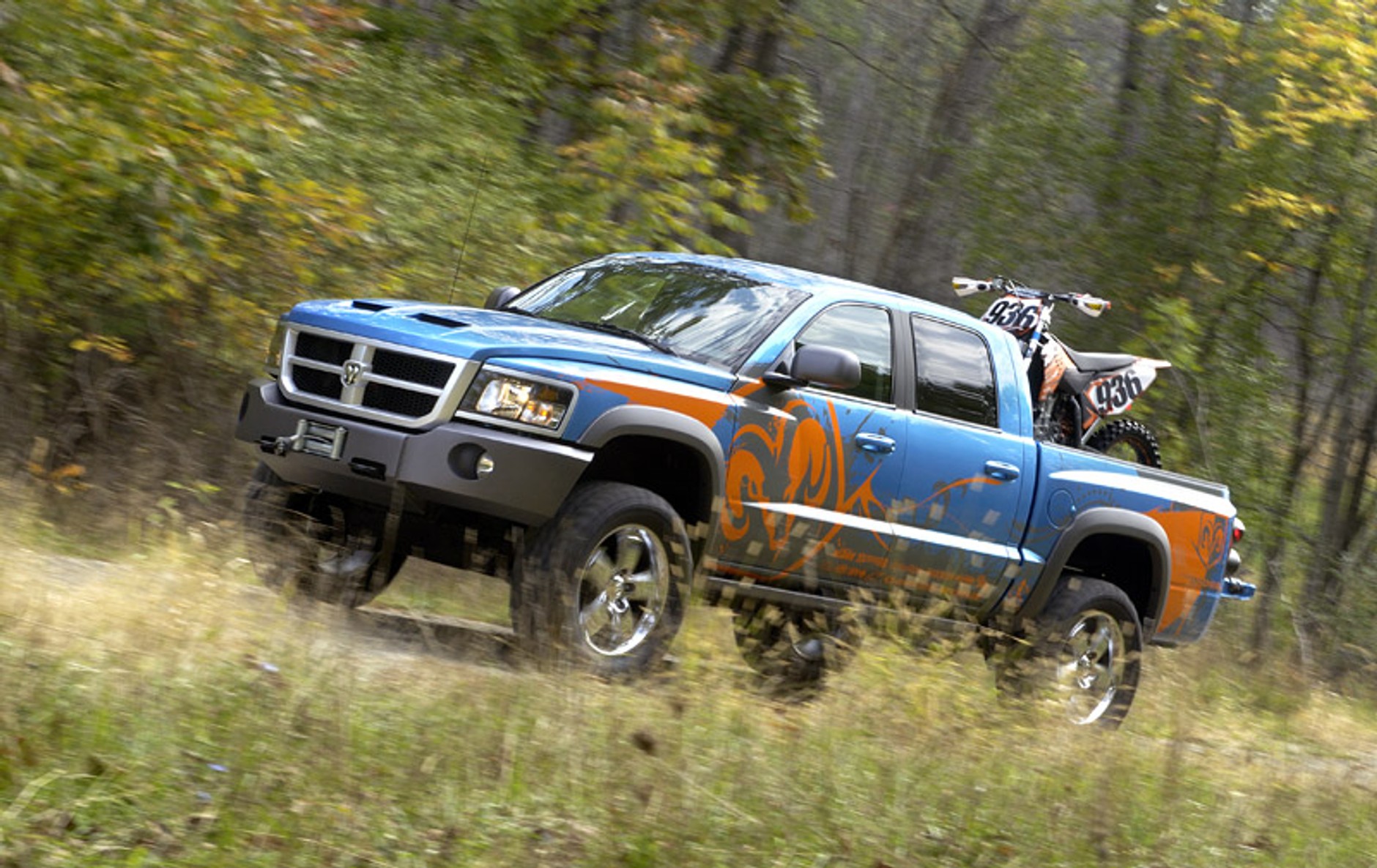SEMA 2007: Dodge Dakota MX Warrior – transporter motocykli