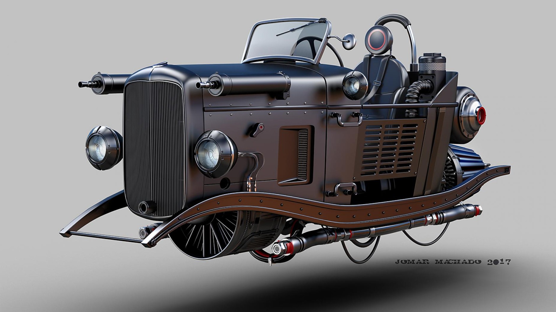 Wizje postapokaliptycznych samochodów