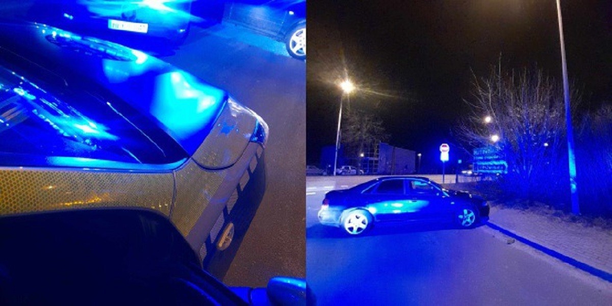 30-letniemu kierowcy nie udało się uciec przed policją