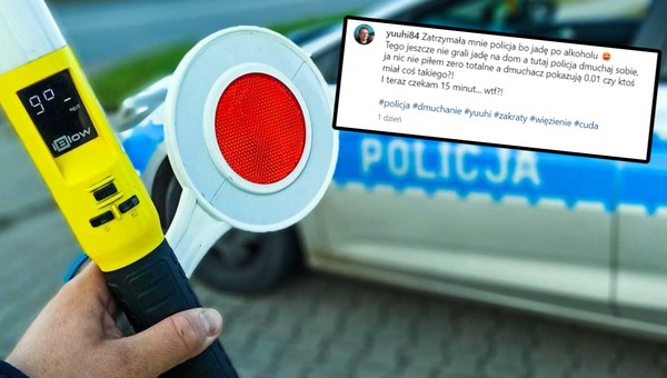 Nie pił alkoholu, a wydmuchał 0,01. Tłumaczy, co się stało