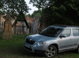 Skodą Yeti tropimy żubry