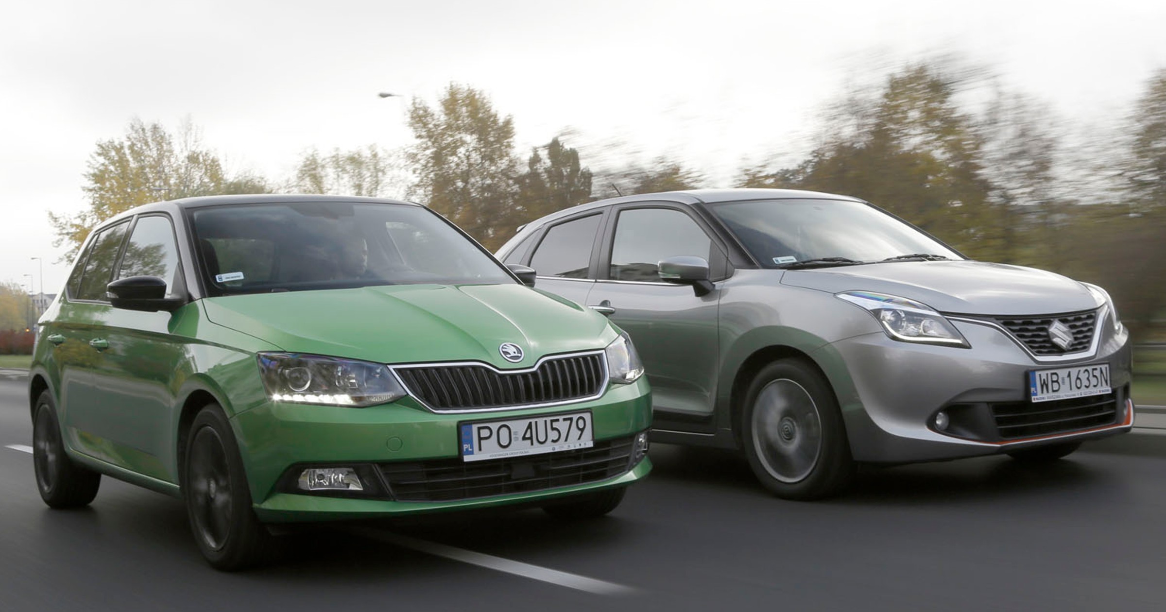 Skoda Fabia 1.2 TSI kontra Suzuki Baleno 1.0 Boosterjet - kto tu jest bez szans?
