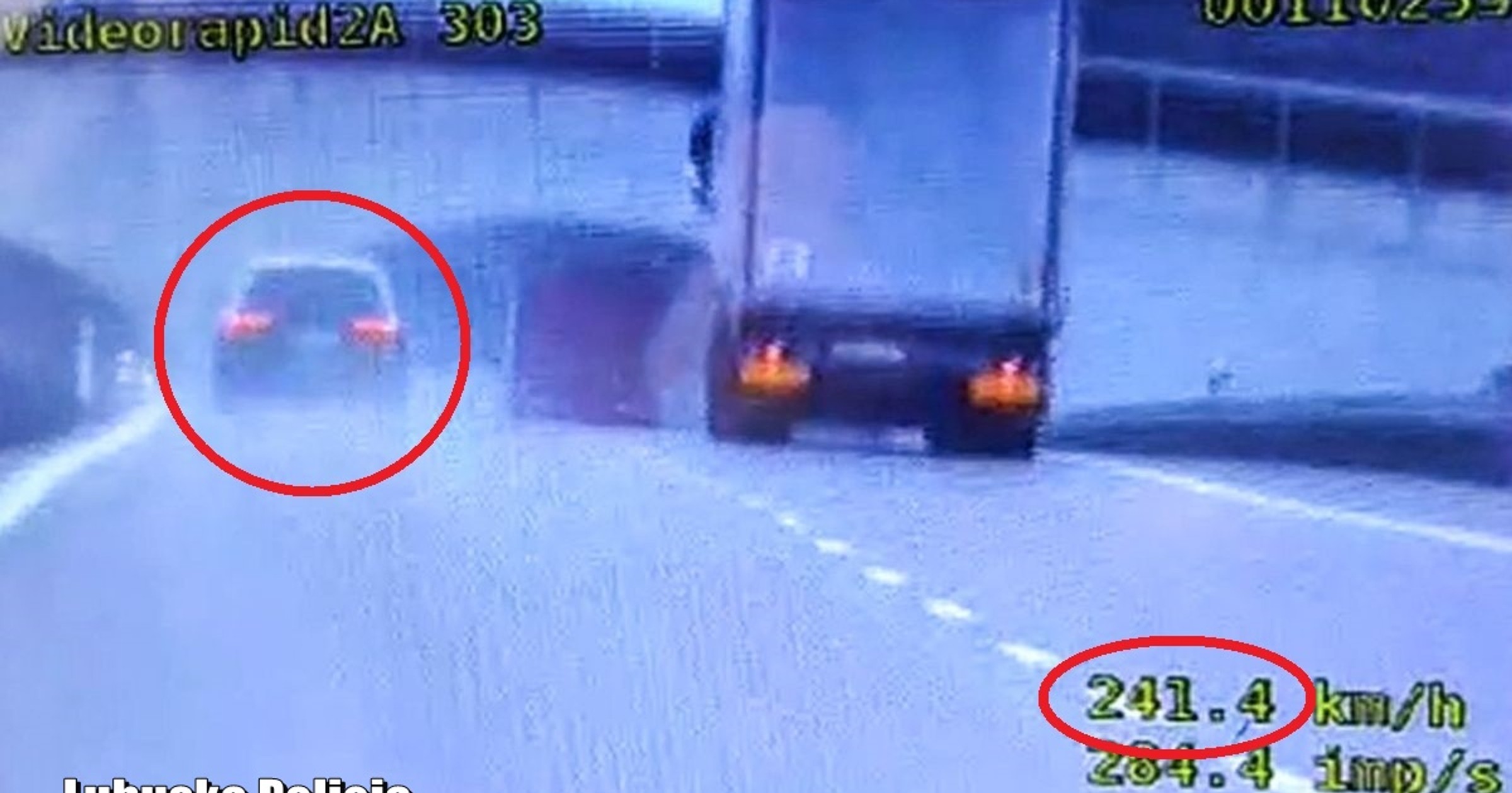 33-letni Niemiec za jazdę z prędkością ponad 240 km/h po autostradzie A2 dostał mandat 2,5 tys. zł