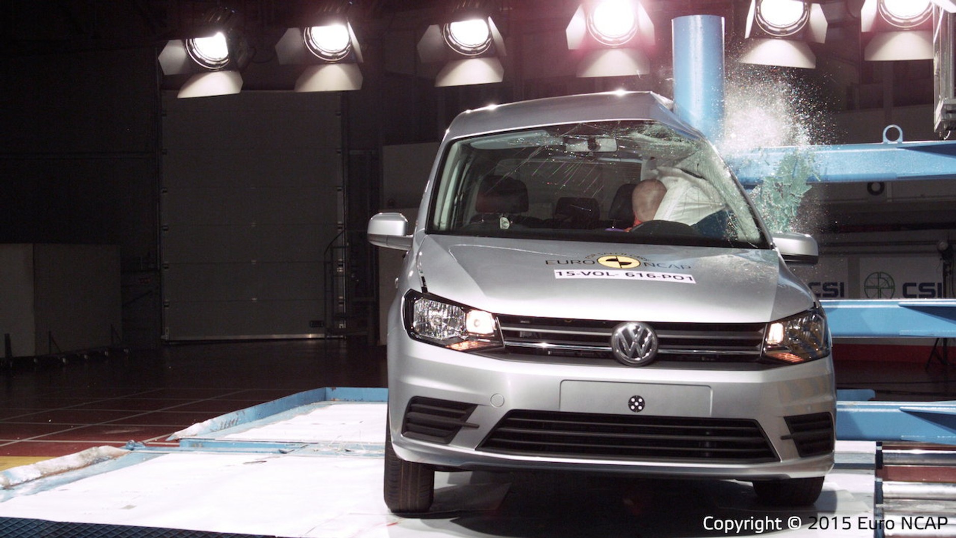 Volkswagen Caddy - test zderzeniowy