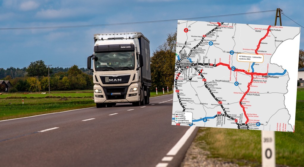 DK19 Łukowisko, lokalizacja przyszłego węzła na przecięciu A2 i S19