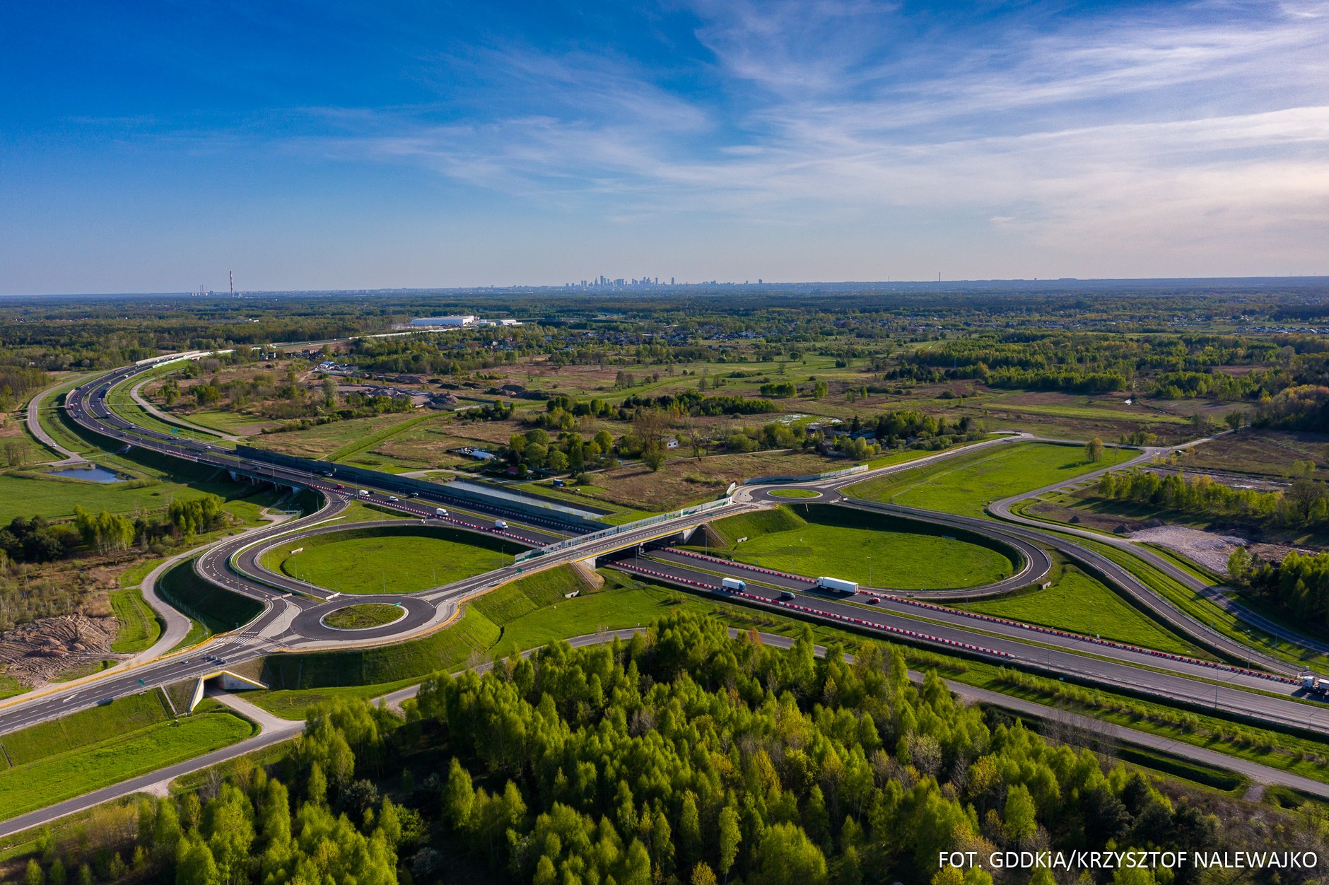 Węzeł Wołomin na drodze ekspresowej S8 jest już dostępny dla kierowców