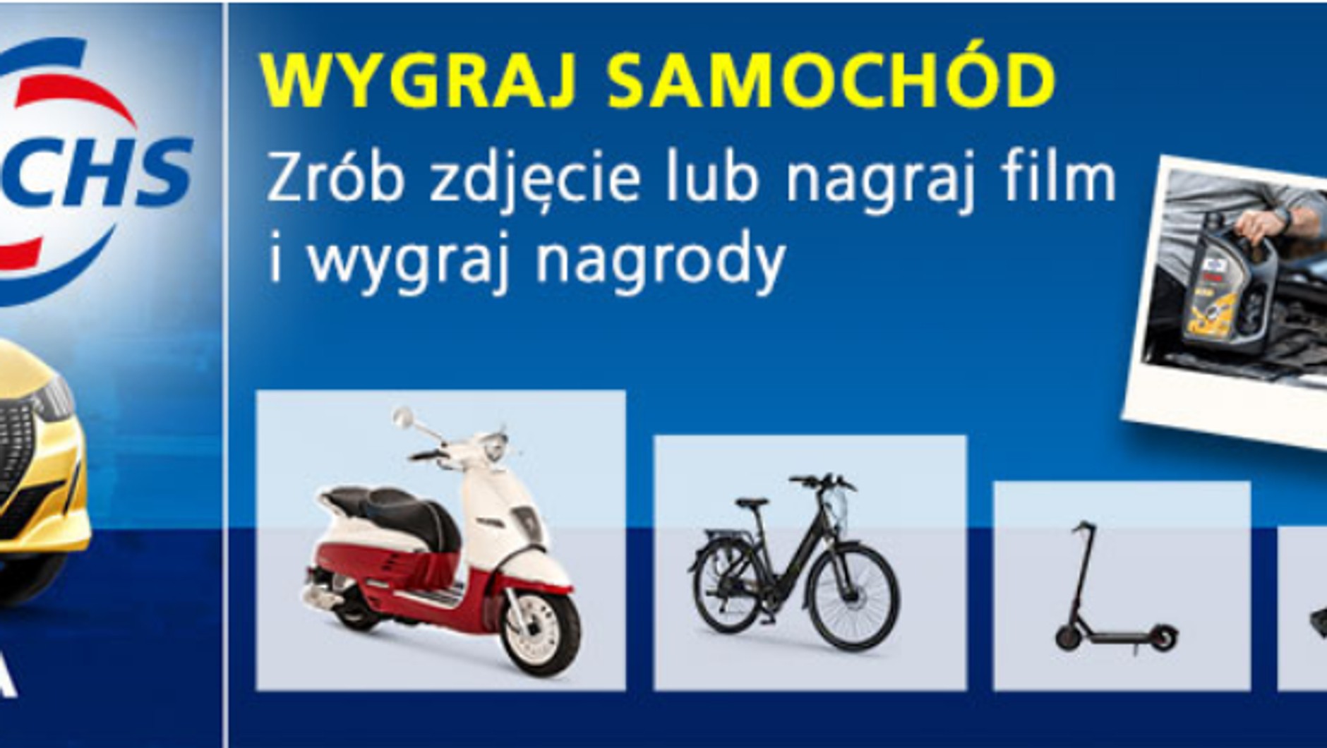 Nagrodą główną w konkursie "Zdjęcie z historią" marki Fuchs jest samochoód!