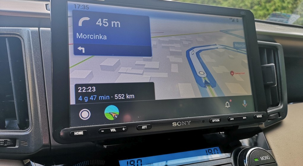 AutoMapa Android Auto