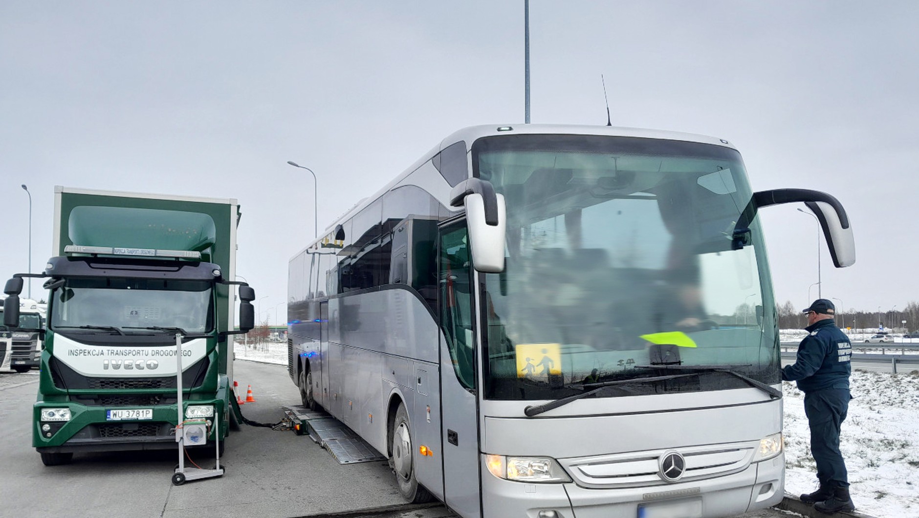 Kontrola ITD w ramach akcji "Bezpieczny autokar — Ferie 2025"