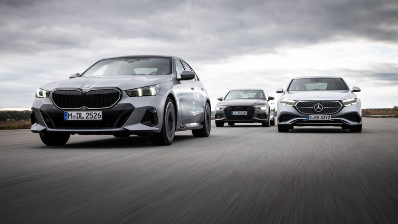 Audi A6, BMW serii 5, Mercedes klasy E
