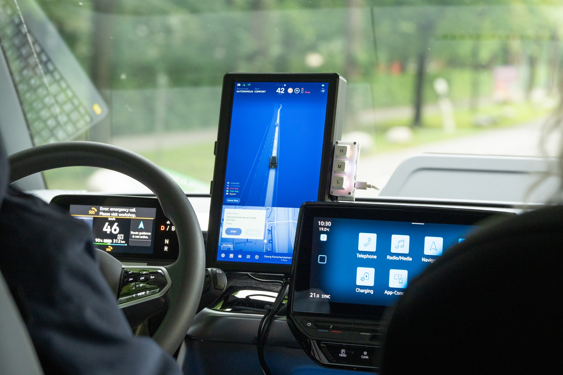 Autonomiczny Volkswagen ID. Buzz