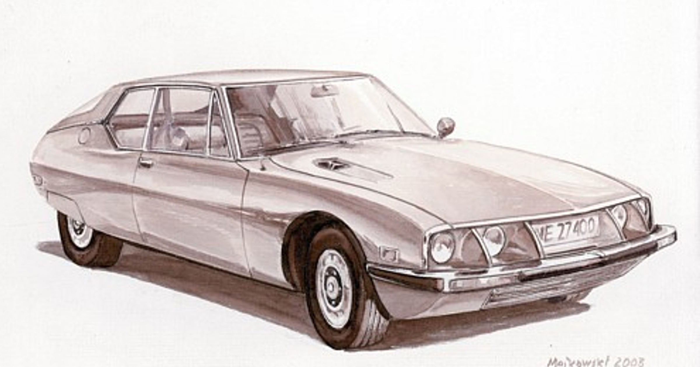 Citroen SM 1972 rok Francja