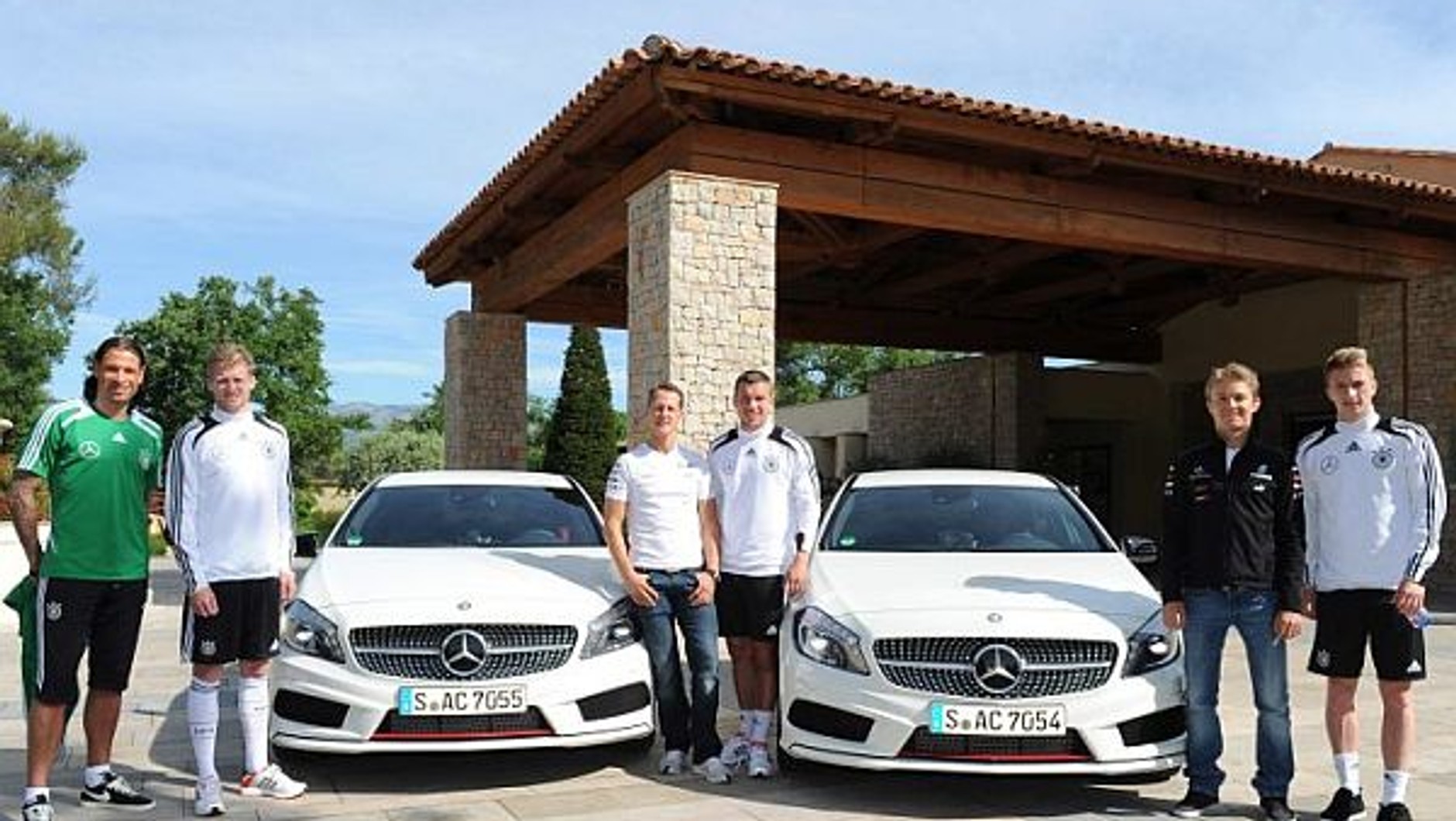 Mercedes Klasy A, kierowcy F1 i kadra Niemiec
