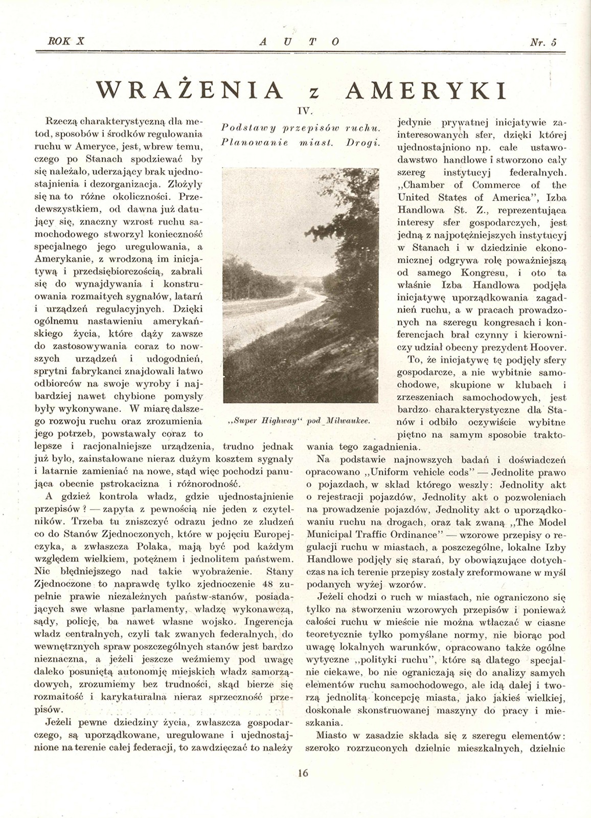 Wrażenia z Ameryki A.D. 1930