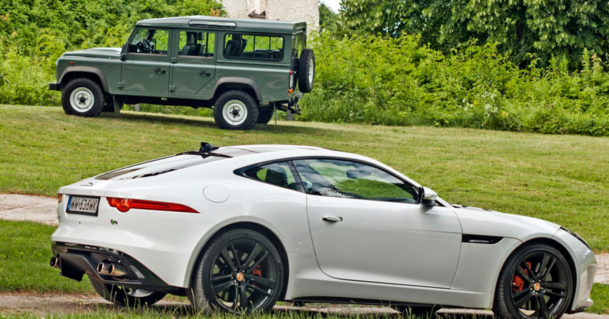 Garaż marzeń: Jaguar F-Type i Land Rover Defender - Brytyjscy łamacze serc
