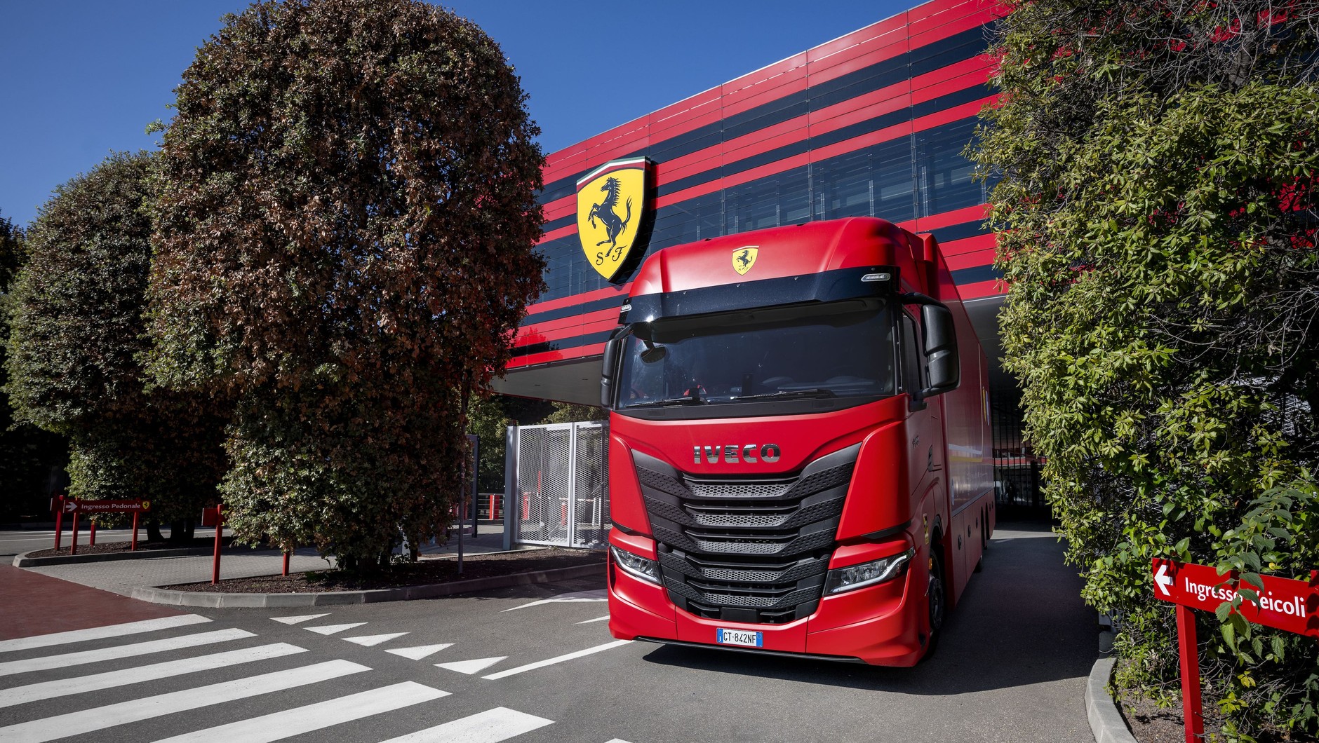 Flota Iveco dla zespołu Ferrari