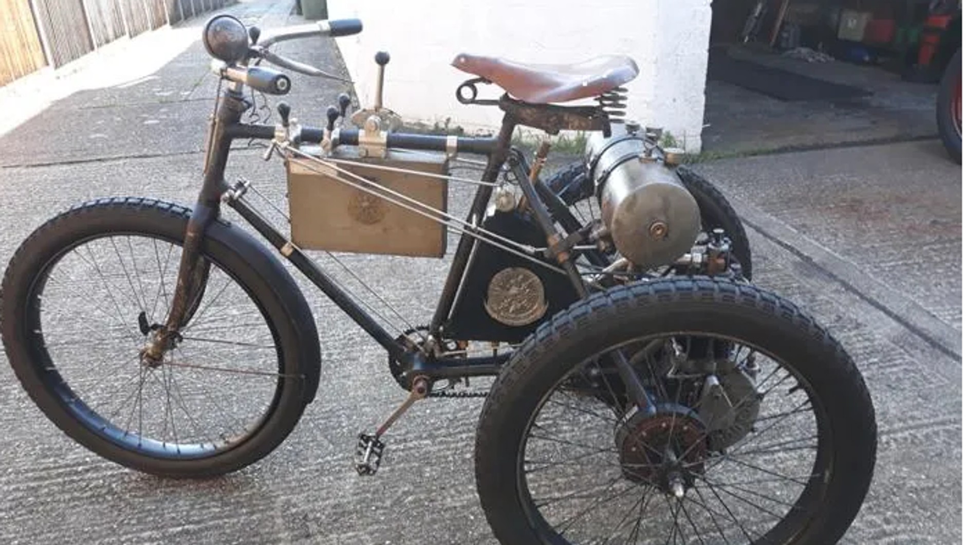 Motocykl z 1898 r.