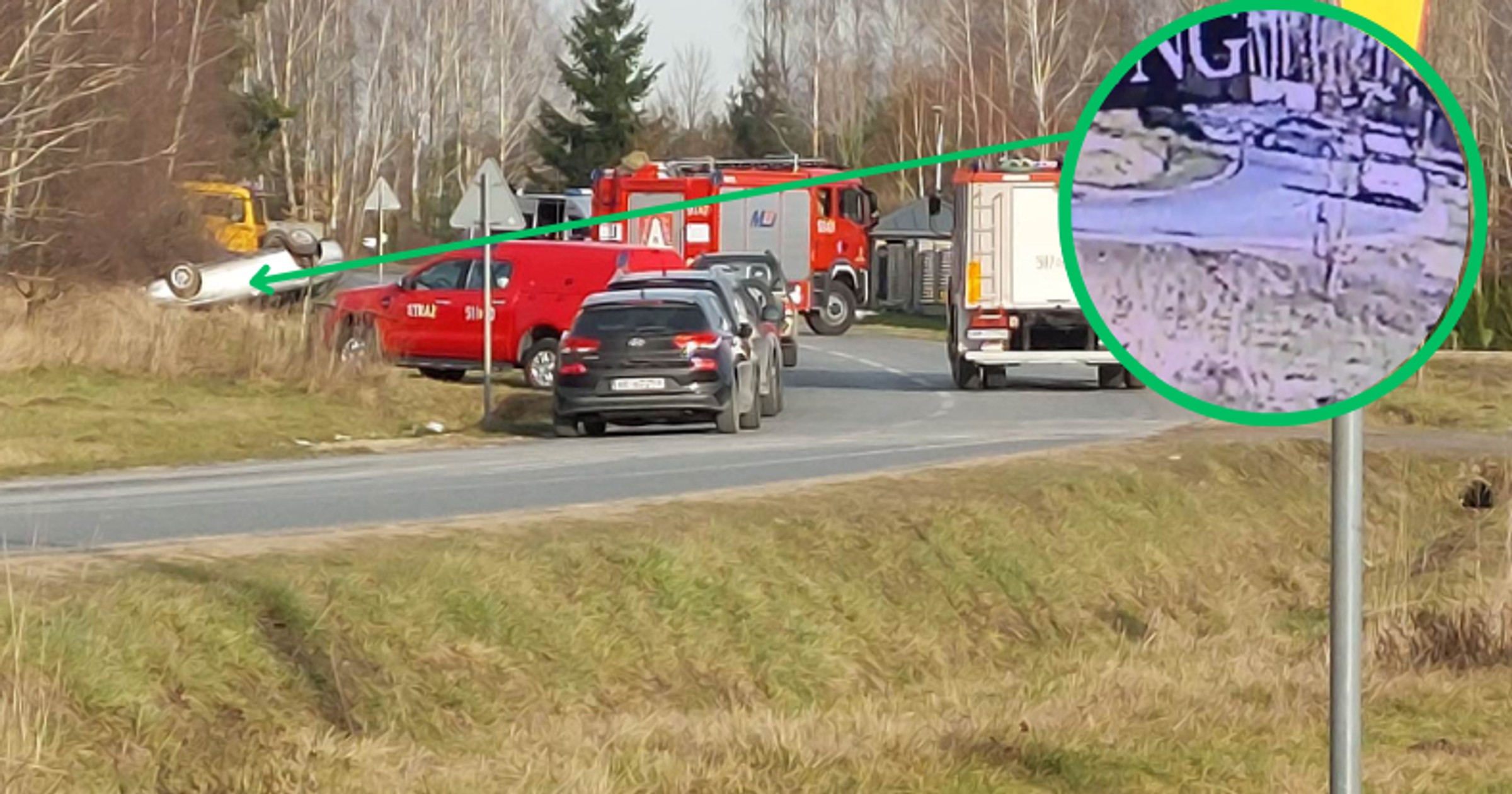 Nagranie zdarzenia wbija w ziemię (Screen: YouTube/tygodniksiedlecki)