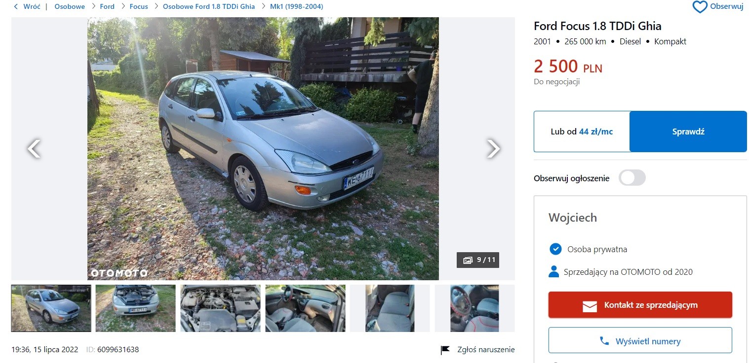 Ford Focus Otomoto