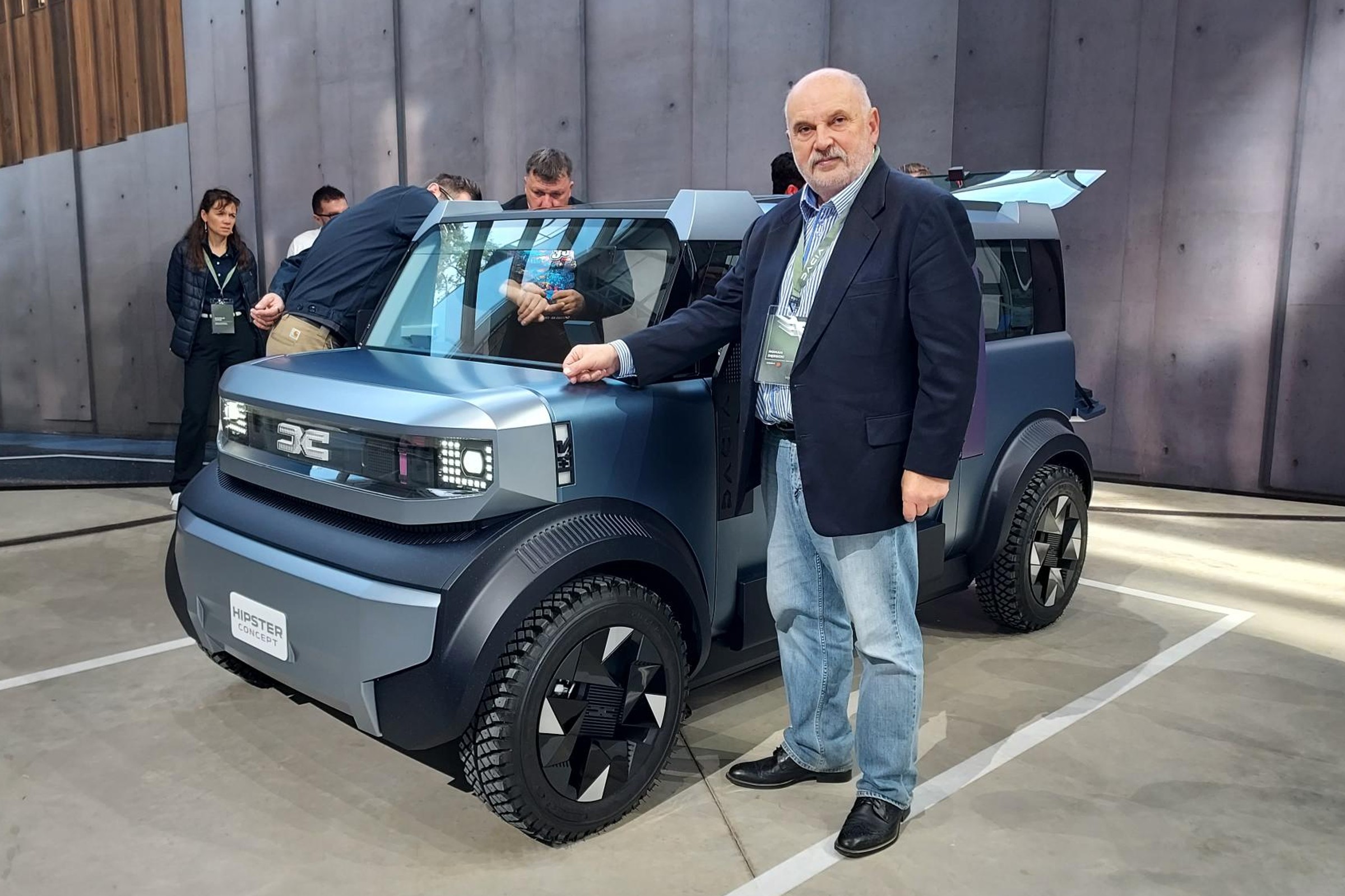 Widziałem elektryczną Dacię Hipster Concept. jeżeli wejdzie do produkcji, chcę ją mieć