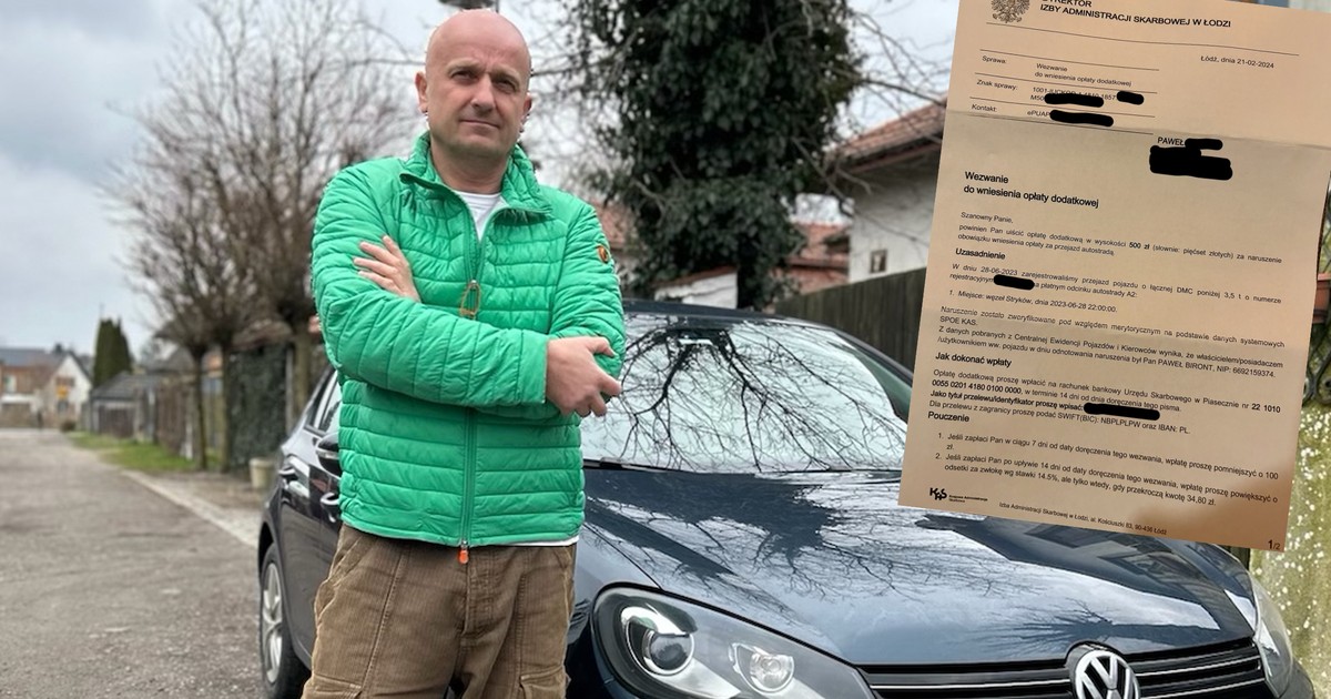Pan Paweł ma już dwa takie pisma. W obu przypadkach ma zapłacić po 500 zł
