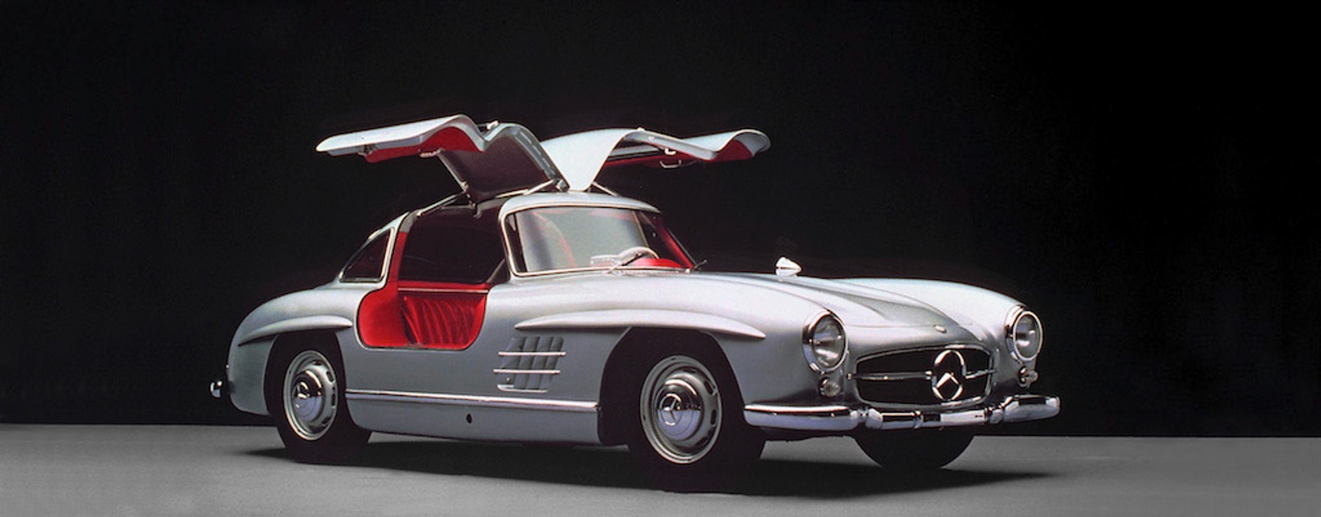 Stirling Moss i Mercedes 300 SL