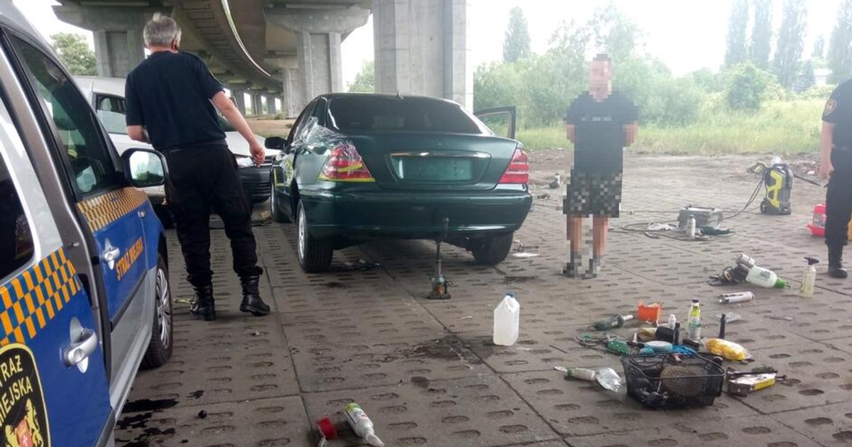 Zlikwidowano warsztat blacharsko-lakierniczy „pod chmurką”