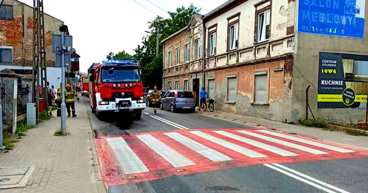 Wypadek przy przejściu dla pieszych