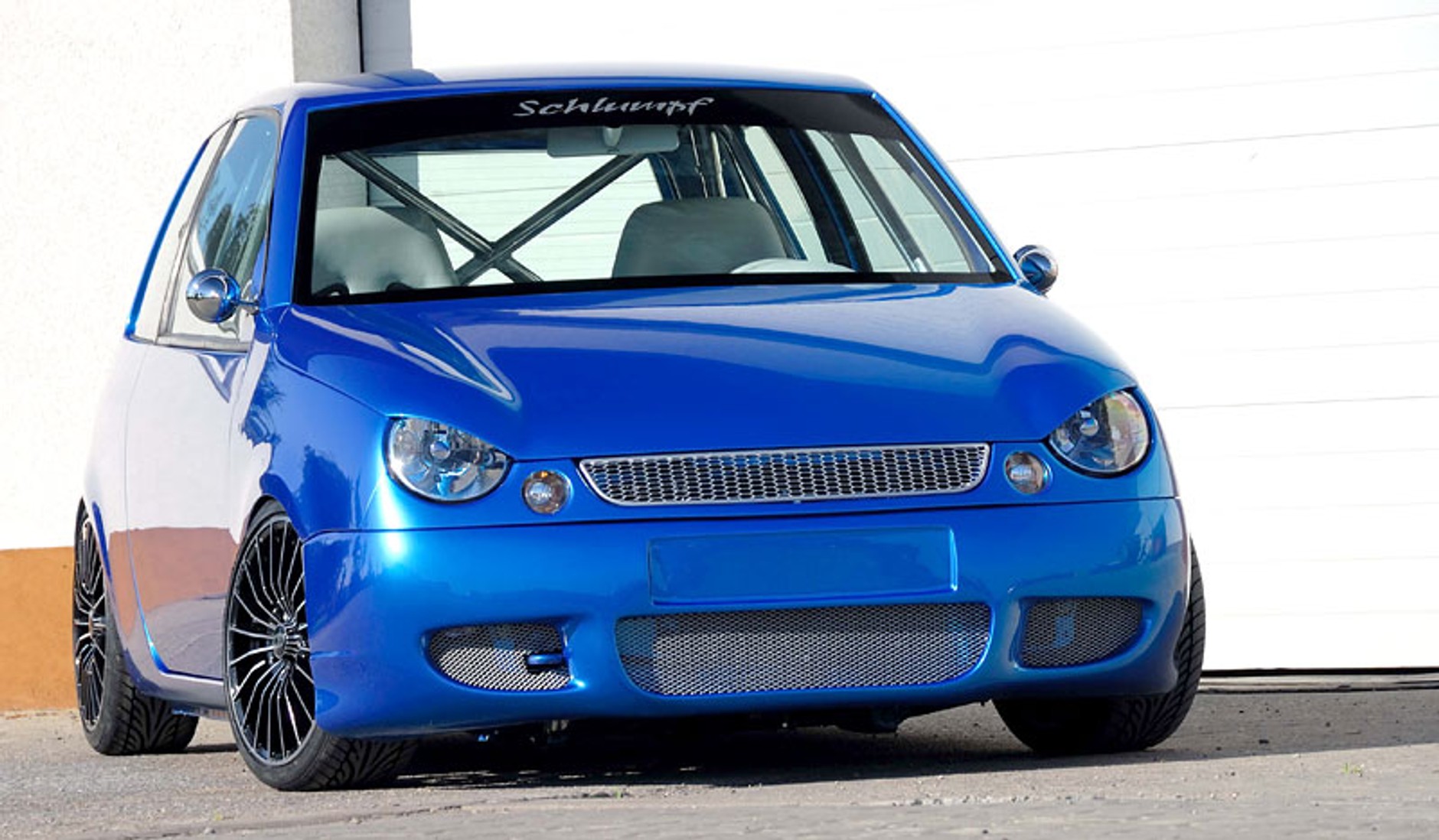 Garaż tunera: VW Lupo – wózek Papy Smerfa