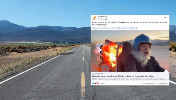 Roger Maddox tworzy niesamowite odrzutowe maszyny, które testuje osobiście (fot. Dominic Gentilcore PhD/Shutterstock, facebook.com/thedrive)