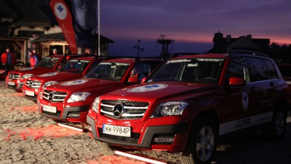 Mercedesy GLK dla GOPR