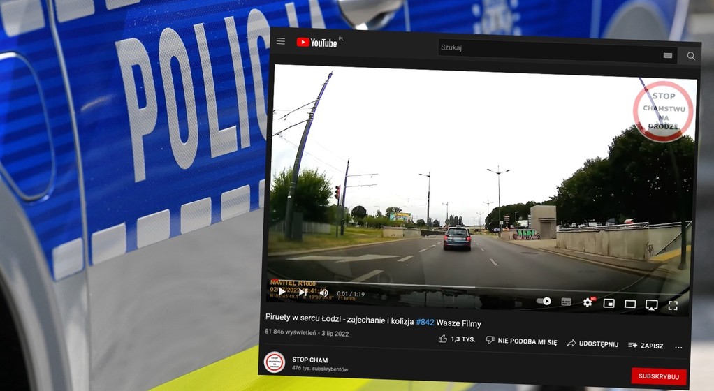 Taksówkarz, zmieniając pas ruchu, zajechał drogę innemu kierowcy