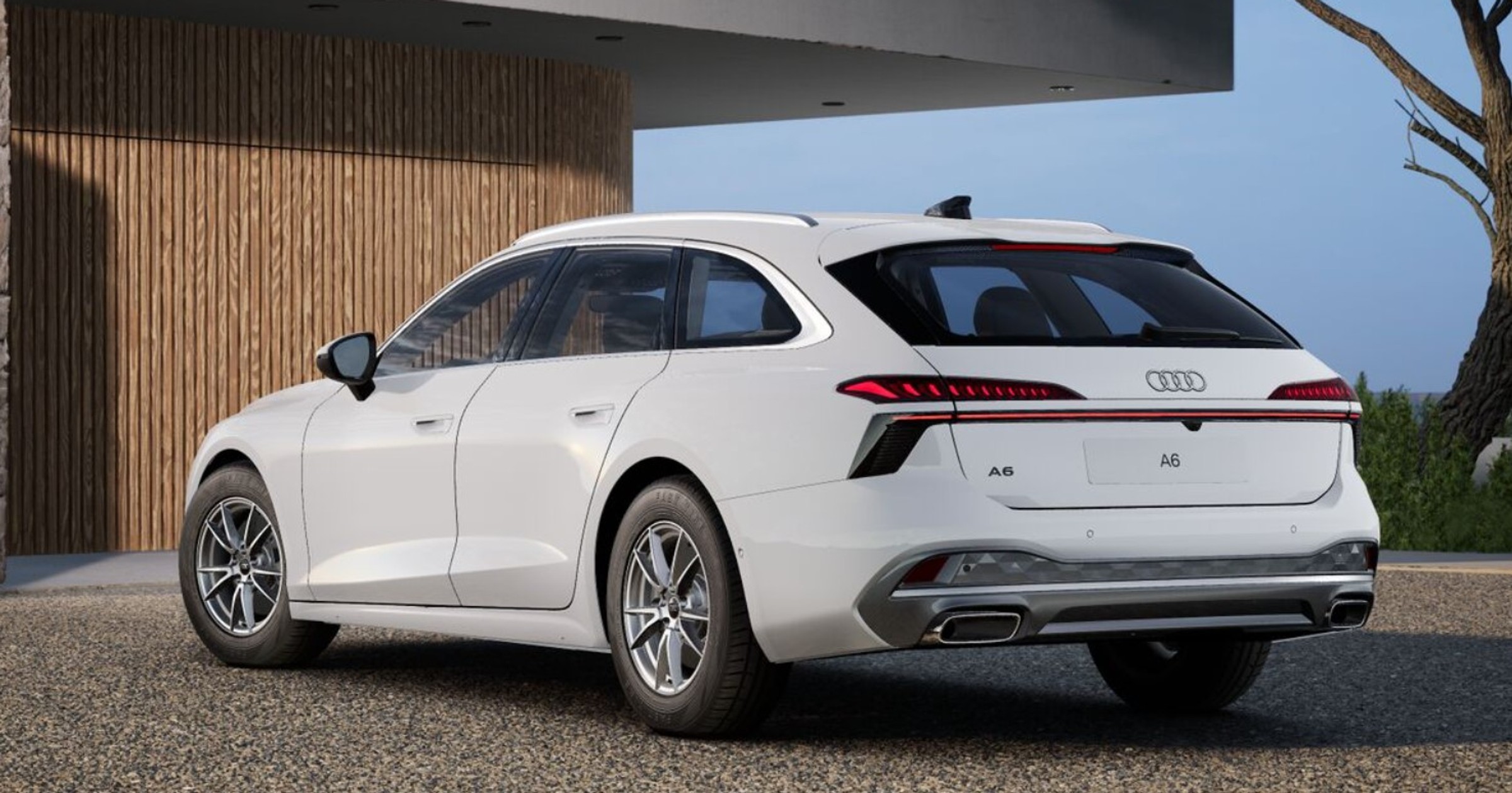 Nowe spalinowe Audi A6 Avant w bazowej wersji (zrzut ekranu)