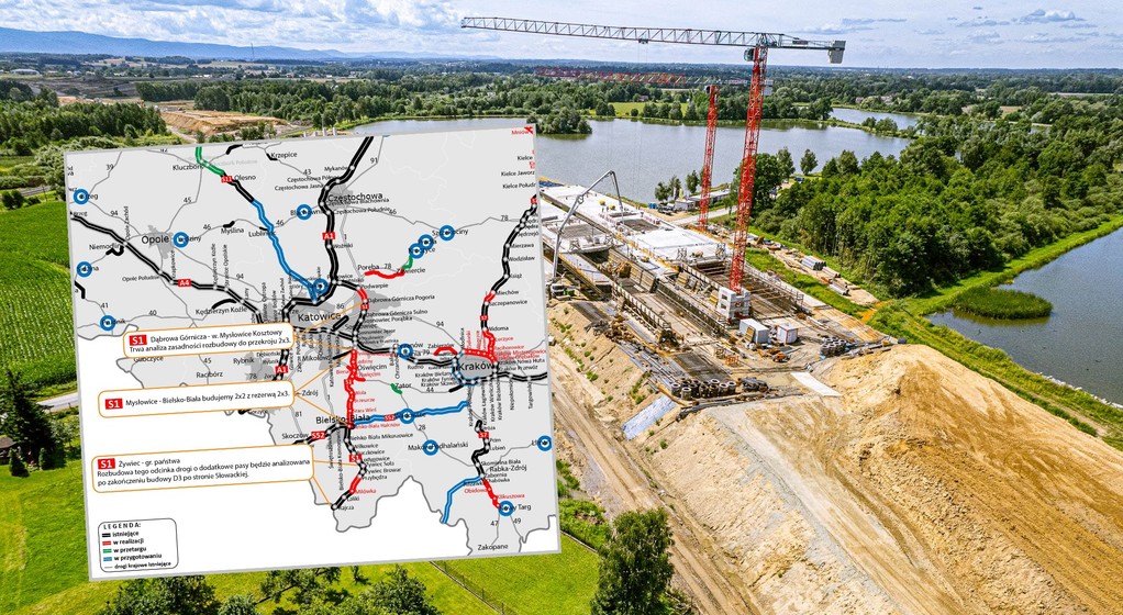 GDDKiA zmienia plany budowy trasy S1, bo zmieniły się prognozy ruchu