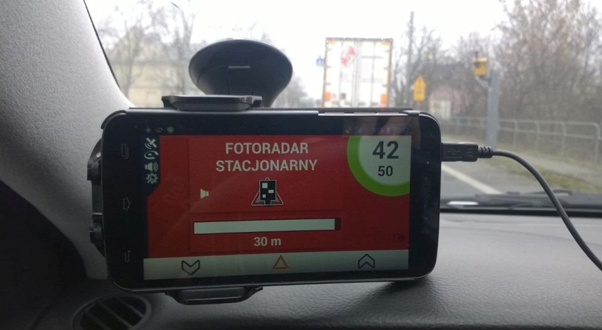 iCoyote: aplikacja w telefonie