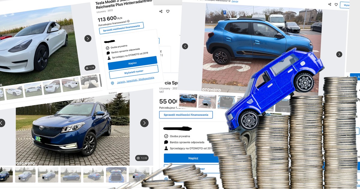 Jeśli trzy lata temu ktoś kupił używaną Teslę za 250 tys. zł, dziś sprzeda ją za mniej-więcej połowę tej kwoty. Auta elektryczne innych marek podobnie tracą na wartości