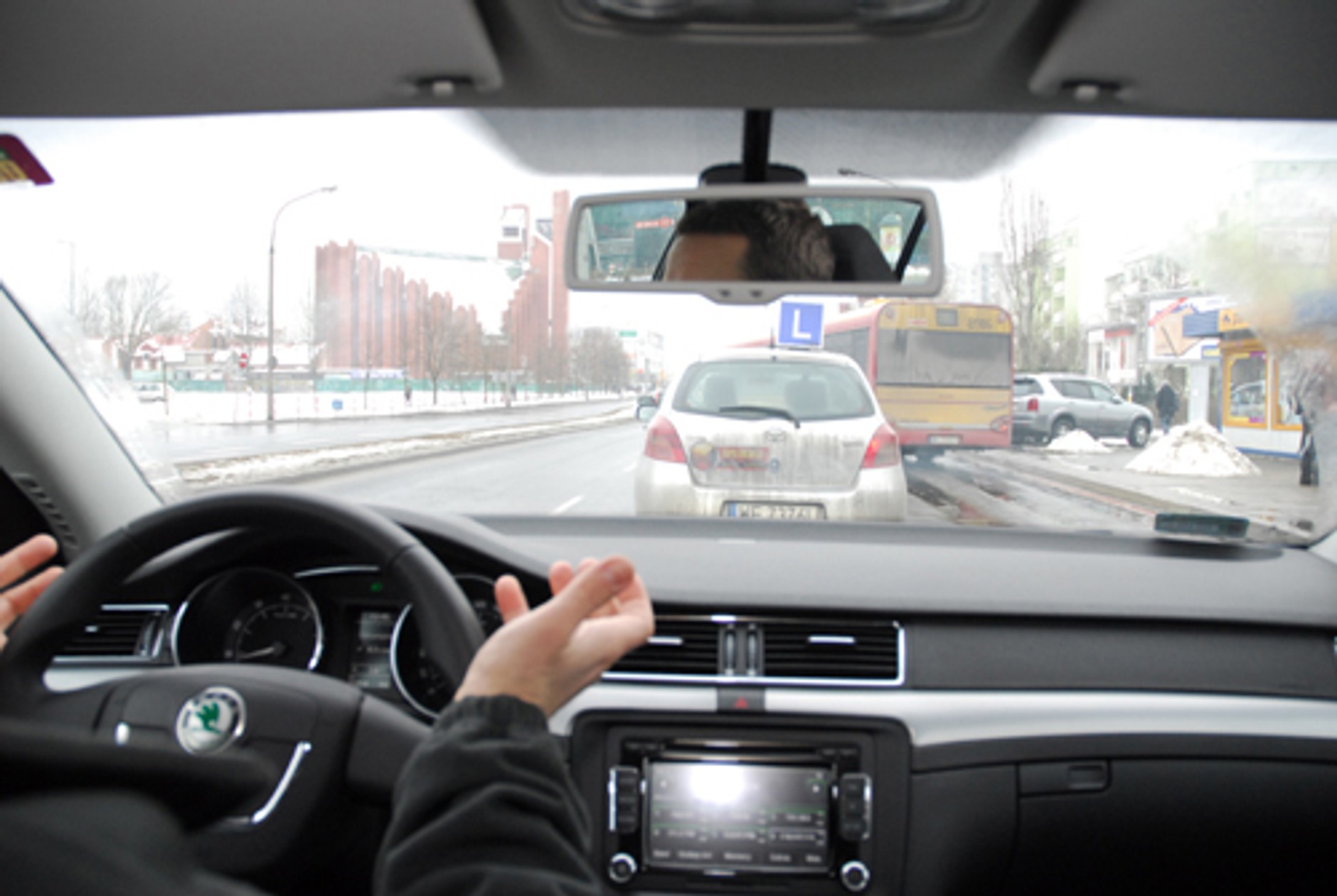 Nauka jazdy - Czyli Uwaga! L-ka na drodze