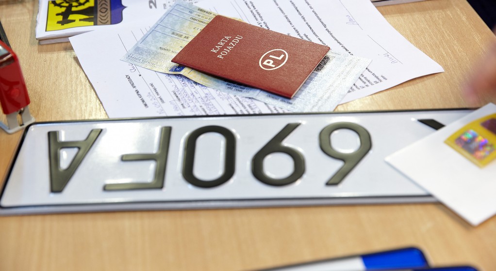 Rejestracja samochodu