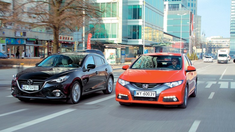 Honda Civic 1.8 kontra Mazda 3 2.0 | Test