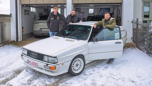 Audi quattro — samochód służbowy Waltera Röhrla uratowany