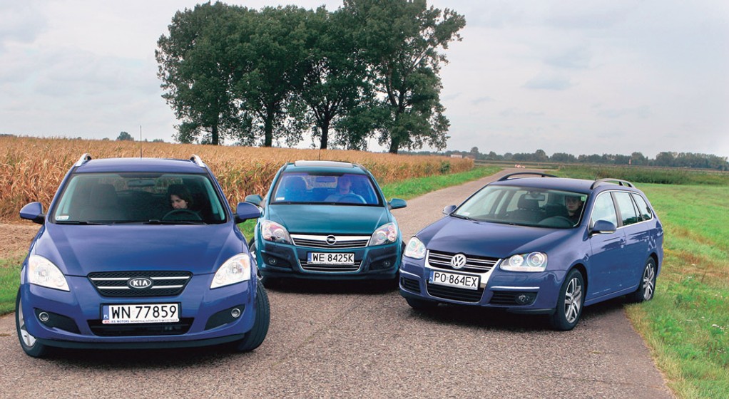 Kia ceed kontra Opel Astra i Volkswagen Golf: które używane kombi jest lepszą propozycją