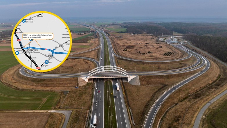 Droga S10 w woj. kujawsko-pomorskim