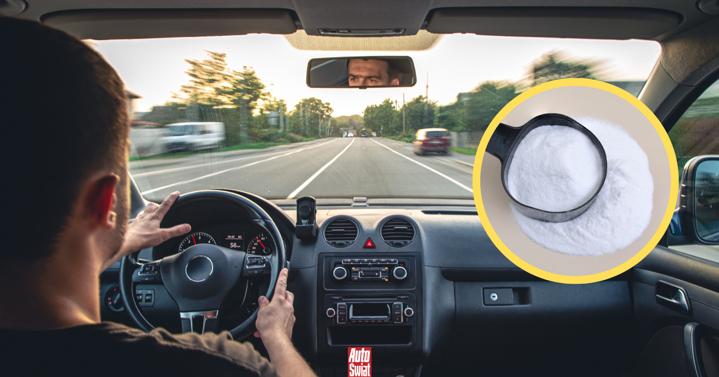 Zostaw szklankę białego octu w samochodzie. Poczujesz różnicę