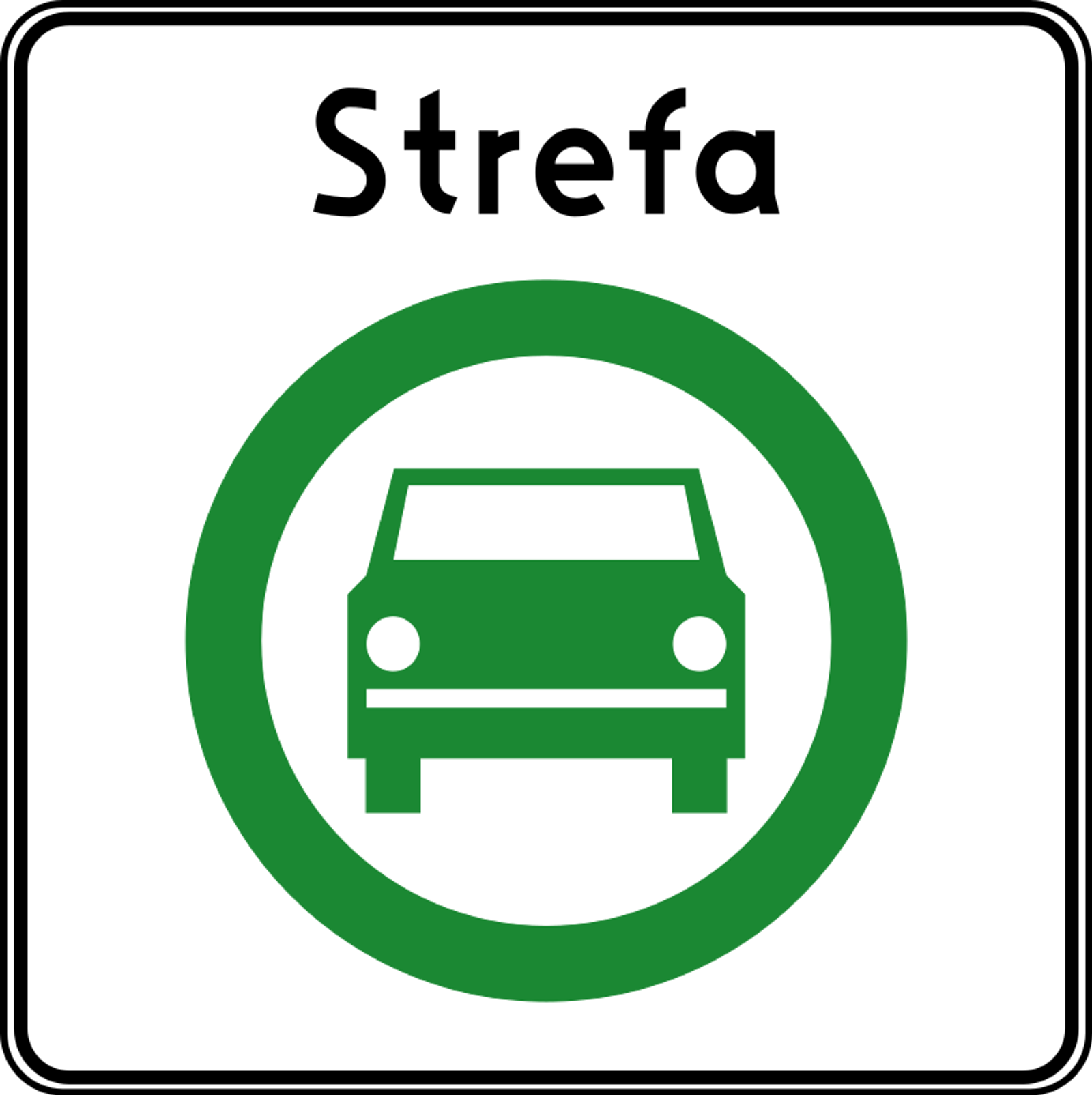 Znak „strefa czystego transportu”