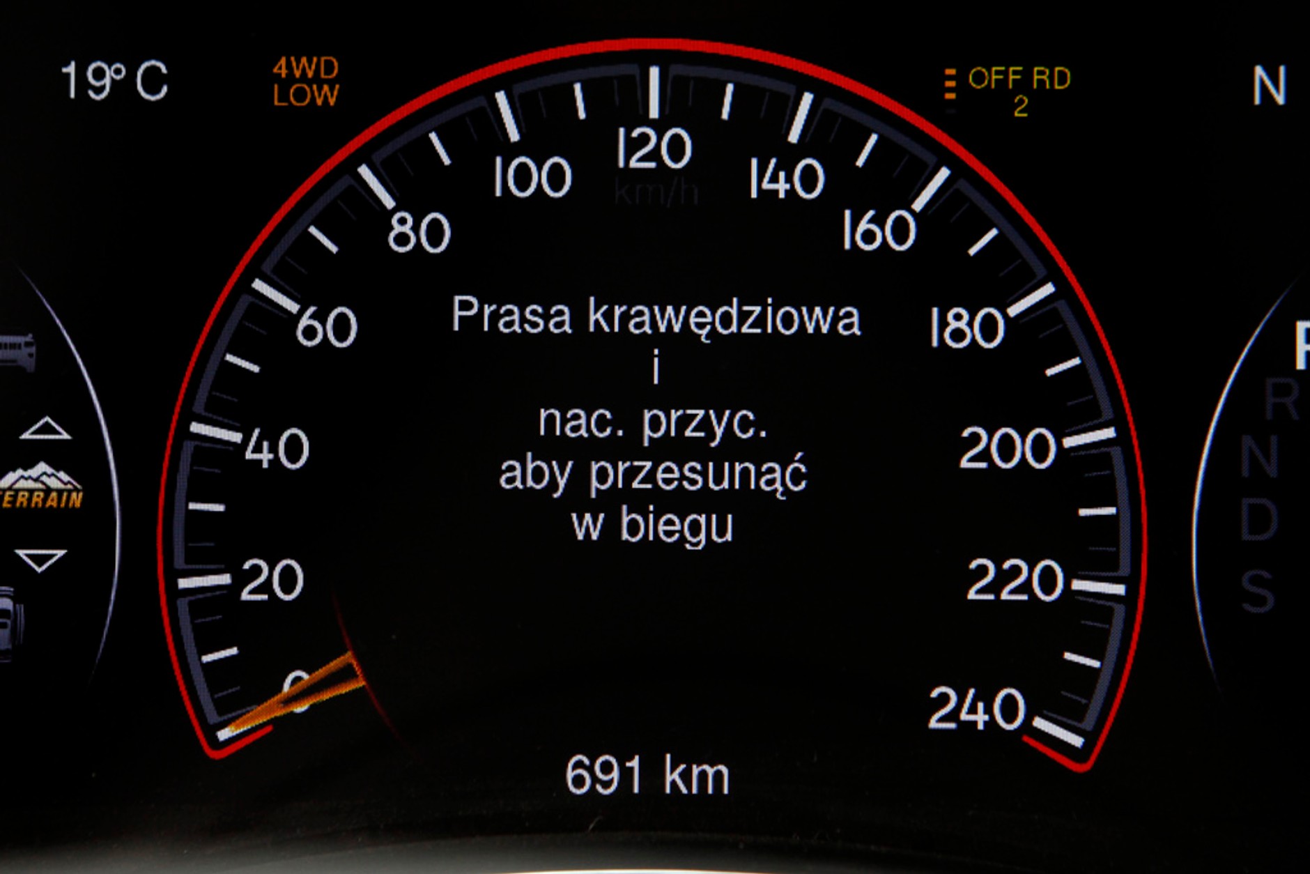 Grand Cherokee w terenie